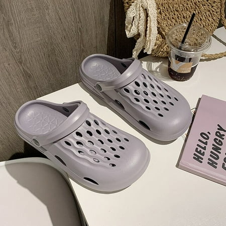 CoCopeaunt Women Men Thick Platform Slippers EVA Sandals Outdoor Beach Student Leisure Slides Fashion Anti-slip Slip-On Shoes
CoCopeaunt Women Men Thick Platform Slippers EVA Sandals Outdoor Beach Student Leisure Slides Fashion Anti-slip Slip-On Shoes