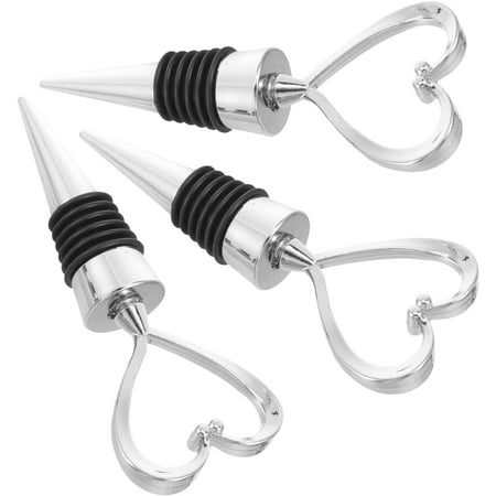 Heart Wine Stopper 3Pcs Wine Bottle Plugs Heart Shaped Chic Unique Exquisite Metal Creative Wedding Gifts Wine Bottle Stoppers Beverage Bottle Stopper
Heart Wine Stopper 3Pcs Wine Bottle Plugs Heart Shaped Chic Unique Exquisite Metal Creative Wedding Gifts Wine Bottle Stoppers Beverage Bottle Stopper