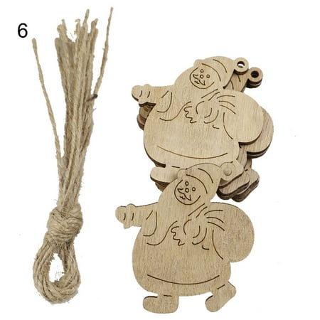 Grofry 10Pcs Unpainted Christmas Pendants No Burrs Wood Xmas Ambience Festival Ornaments Party Supplies 6
Grofry 10Pcs Unpainted Christmas Pendants No Burrs Wood Xmas Ambience Festival Ornaments Party Supplies 6