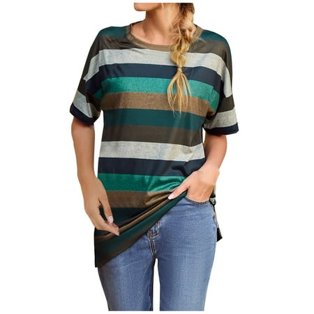 Mrat Corset Tops for Women Short Sleeve V-Neck Blouses & Shirts Ladies Shirt Tees T Shirt StripeT-shirt Tops Blouse Gift for Ladies Black Shirt
Mrat Corset Tops for Women Short Sleeve V-Neck Blouses & Shirts Ladies Shirt Tees T Shirt StripeT-shirt Tops Blouse Gift for Ladies Black Shirt