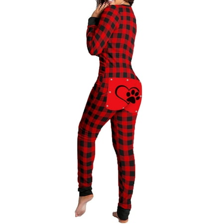 Tarmeek Women s Onesies Pajamas Plaid Long One Piece Christmas Pajamas with Butt Flap Sexy V Neck Jumpsuit Romper Bodycon Bodysuit Sleepwear
Tarmeek Women s Onesies Pajamas Plaid Long One Piece Christmas Pajamas with Butt Flap Sexy V Neck Jumpsuit Romper Bodycon Bodysuit Sleepwear