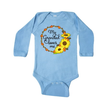 Inktastic My Grandad Loves Me with Sunflower Wreath Gift Baby Boy or Baby Girl Long Sleeve Bodysuit
Inktastic My Grandad Loves Me with Sunflower Wreath Gift Baby Boy or Baby Girl Long Sleeve Bodysuit
