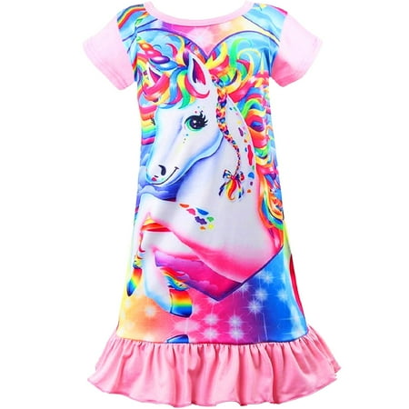 Sylfairy Girls Nightgowns Unicorn nightgown Princess Pajama Dresses for Girls Sleepwear Nightie Pink
Sylfairy Girls Nightgowns Unicorn nightgown Princess Pajama Dresses for Girls Sleepwear Nightie Pink