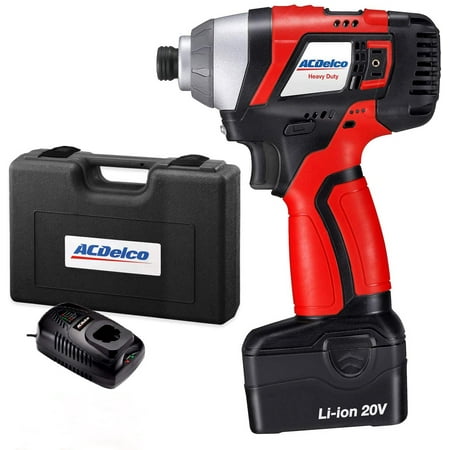 

ACDelco ARI20155-M A20 Series 20V Cordless Li-ion 1/4 148 ft-lbs. Heavy Duty Brushless Impact Driver Tool Kit with Carrying Case Power Tool Sets