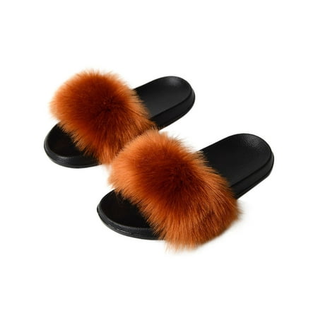 Kesitin Ladies Comfortable Open Toe Slide Sandal Indoor Outdoor Casual Slip On Plush Slipper Caramel Colour 10.5-11
Kesitin Ladies Comfortable Open Toe Slide Sandal Indoor Outdoor Casual Slip On Plush Slipper Caramel Colour 10.5-11