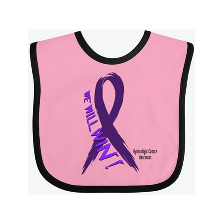 Inktastic We Will Win Against Gynecologic Cancer Ribbon Gift Baby Boy or Baby Girl Bib
Inktastic We Will Win Against Gynecologic Cancer Ribbon Gift Baby Boy or Baby Girl Bib