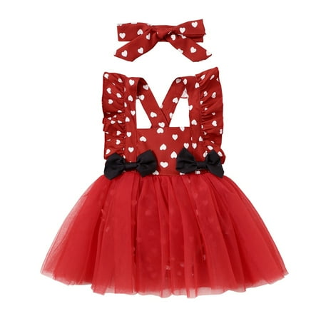 3 Months Baby Girl Summer Dress 6 Months Baby Girl Suspender Little Heart Tulle Dress Headband 3PCS Set Red
3 Months Baby Girl Summer Dress 6 Months Baby Girl Suspender Little Heart Tulle Dress Headband 3PCS Set Red