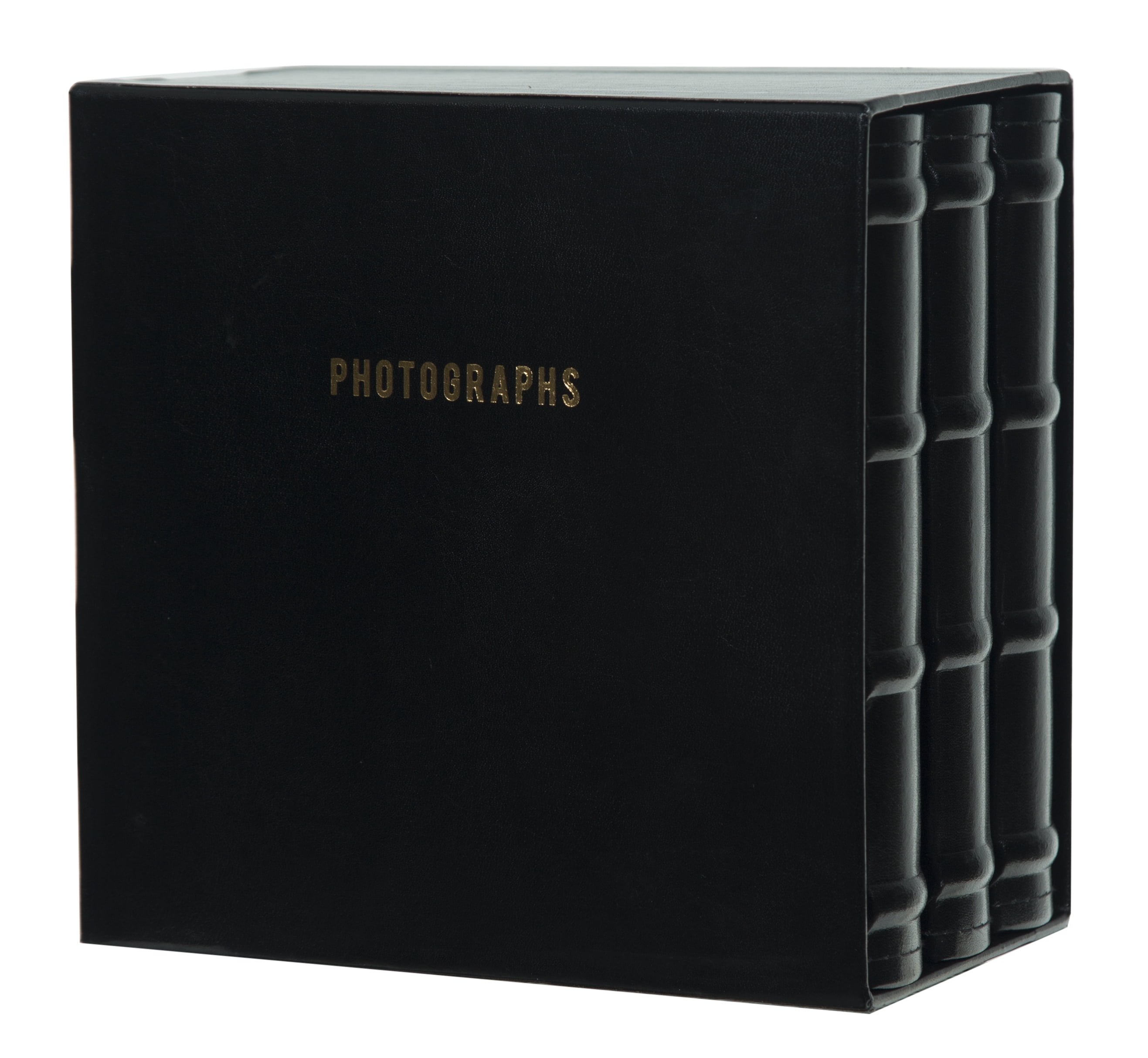 Pinnacle Frames Premium Leather Photo Album Holds Set Of