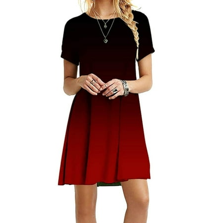 Sun Dresses Women Summer Round Neck Tie Dye Short Sleeve Midi Dress Flowy Pleated Wedding Guest Cocktail Prom Dress
Sun Dresses Women Summer Round Neck Tie Dye Short Sleeve Midi Dress Flowy Pleated Wedding Guest Cocktail Prom Dress