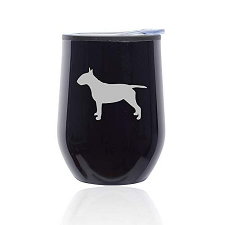 Stemless Wine Tumbler Coffee Travel Mug Glass With Lid Bull Terrier (Midnight Black)
Stemless Wine Tumbler Coffee Travel Mug Glass With Lid Bull Terrier (Midnight Black)