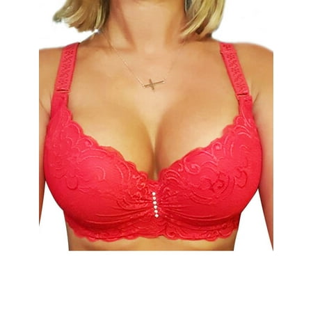 Luethbiezx Womens Sexy Push Up Lace Bra Brassiere Underwire Lingerie Underwear big size
Luethbiezx Womens Sexy Push Up Lace Bra Brassiere Underwire Lingerie Underwear big size