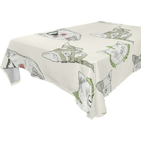 POPCreation Cool Cat Floral Party Tablecloths gray Table Top Decoration 60x84 inches
POPCreation Cool Cat Floral Party Tablecloths gray Table Top Decoration 60x84 inches