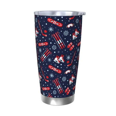 Salouo Winter Sports Fun Pattern Print 20oz Tumbler with Lid Stainless Steel Vacuum Insulated Tumbler Durable Insulated Coffee Mug Thermal Cup with Splash Proof Sliding Lid-Without Straw
Salouo Winter Sports Fun Pattern Print 20oz Tumbler with Lid Stainless Steel Vacuum Insulated Tumbler Durable Insulated Coffee Mug Thermal Cup with Splash Proof Sliding Lid-Without Straw