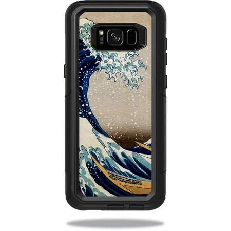 MightySkins Skin For OtterBox Commuter Samsung Galaxy S8+ Case - almond blossom | Protective, Durable, and Unique Vinyl Decal wrap cover | Easy To Apply, Remove, and Change Styles | Made in the USA