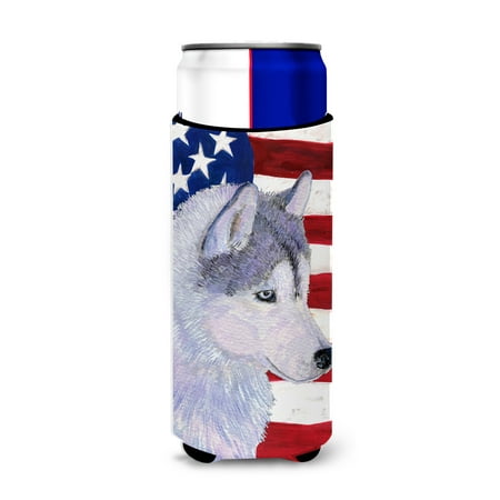 Caroline s Treasures SS4220MUK USA American Flag with Siberian Husky Ultra Hugger for slim cans Slim Can multicolor
Caroline s Treasures SS4220MUK USA American Flag with Siberian Husky Ultra Hugger for slim cans Slim Can multicolor