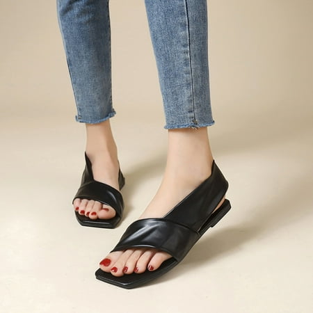 Hvyesh Flat Sandals for Women Casual Summer New Summer Flat Sole Shoes Casual Beach Outwear Open Toe Sandals Size 6.5
Hvyesh Flat Sandals for Women Casual Summer New Summer Flat Sole Shoes Casual Beach Outwear Open Toe Sandals Size 6.5