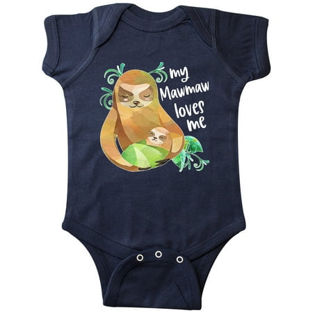 Inktastic My Mawmaw Loves Me Cute Sloth and Baby Gift Baby Boy or Baby Girl Bodysuit
Inktastic My Mawmaw Loves Me Cute Sloth and Baby Gift Baby Boy or Baby Girl Bodysuit