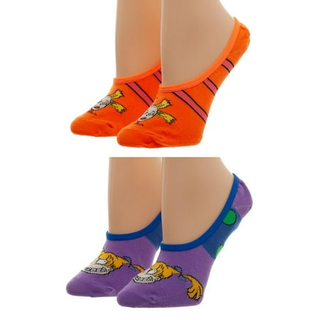 No Show Liner Socks - Rugrats - 2 Pack New xs71qgrug