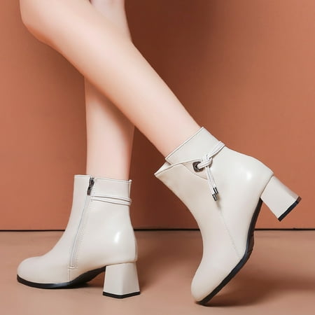 Cathalem Boots Women Low Heel Fashion Women Artificial Leather Solid Color Winter Keep Warm Plush Thick Low Heel Boots for Women White 7
Cathalem Boots Women Low Heel Fashion Women Artificial Leather Solid Color Winter Keep Warm Plush Thick Low Heel Boots for Women White 7