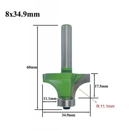 BAMILL 1pc 8mm shank Corner Round Over Router Bit Woodworking Tool Milling Cutter
BAMILL 1pc 8mm shank Corner Round Over Router Bit Woodworking Tool Milling Cutter