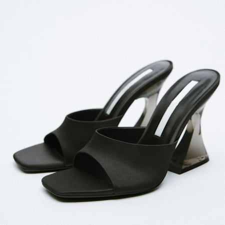 Comemore 2023 Summer Women s Green Shoes Transparent High Heel Comfortable Green Sandals Heels Luxury Mules Slippers for Women black 38
Comemore 2023 Summer Women s Green Shoes Transparent High Heel Comfortable Green Sandals Heels Luxury Mules Slippers for Women black 38