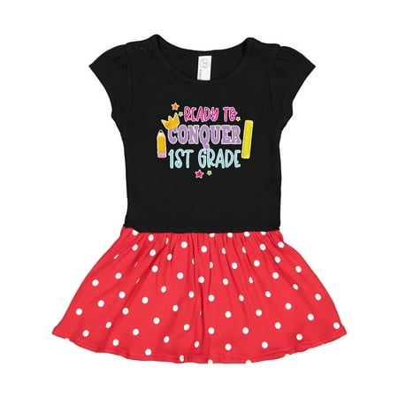 Inktastic Ready to Conquer 1st Grade Back to School Pencil Ruler Crown Gift Toddler Girl Dress
Inktastic Ready to Conquer 1st Grade Back to School Pencil Ruler Crown Gift Toddler Girl Dress