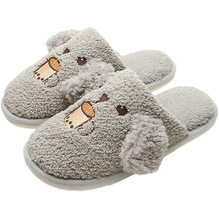 CoCopeaunt Fluffy Cute Dog House Slippers for Women Men Trendy Soft Furry Faux Fur Warm Anti-skip Shoes Indoor Home
CoCopeaunt Fluffy Cute Dog House Slippers for Women Men Trendy Soft Furry Faux Fur Warm Anti-skip Shoes Indoor Home