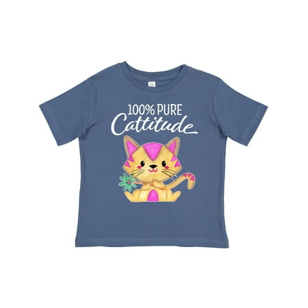 Inktastic Cute Cat with Flower-100 Percent Pure Cattitude Gift Toddler Boy or Toddler Girl T-Shirt
Inktastic Cute Cat with Flower-100 Percent Pure Cattitude Gift Toddler Boy or Toddler Girl T-Shirt