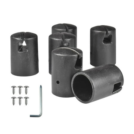 ibaste 6Pcs Trampoline Enclosure Pole Cap | G Shaped Enclosure Pole Caps with Screws | for Flat Steel Sheet Top Rings System Heavy Duty Thickened and Durable (ABS Black)
ibaste 6Pcs Trampoline Enclosure Pole Cap | G Shaped Enclosure Pole Caps with Screws | for Flat Steel Sheet Top Rings System Heavy Duty Thickened and Durable (ABS Black)
