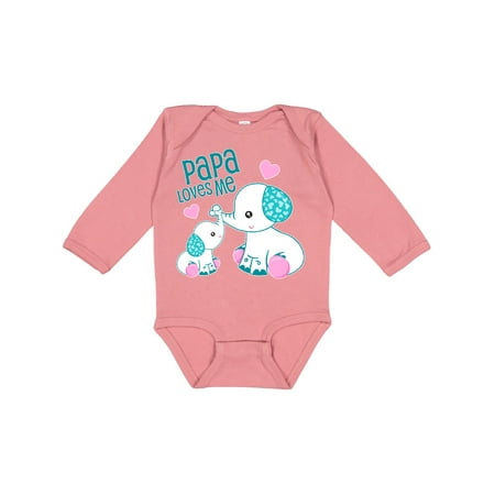 Inktastic Papa Loves Me-cute elephants Gift Baby Boy or Baby Girl Long Sleeve Bodysuit
Inktastic Papa Loves Me-cute elephants Gift Baby Boy or Baby Girl Long Sleeve Bodysuit