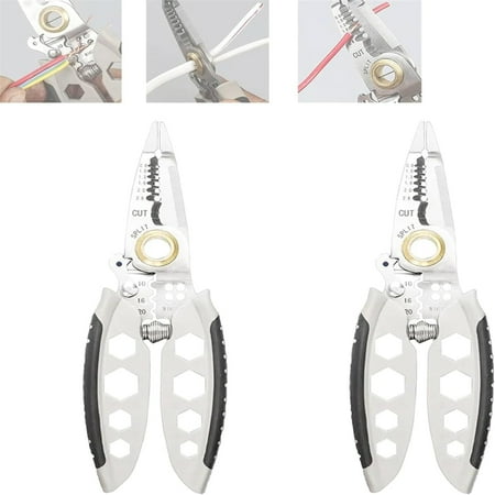 Professional Portable 7-Inch Wire Stripping Tool Multi-Purpose and Efficient - 2PCS New Upgrade Perfect Gift for Professionals - Multipurpose Wire Stripper
Professional Portable 7-Inch Wire Stripping Tool Multi-Purpose and Efficient - 2PCS New Upgrade Perfect Gift for Professionals - Multipurpose Wire Stripper
