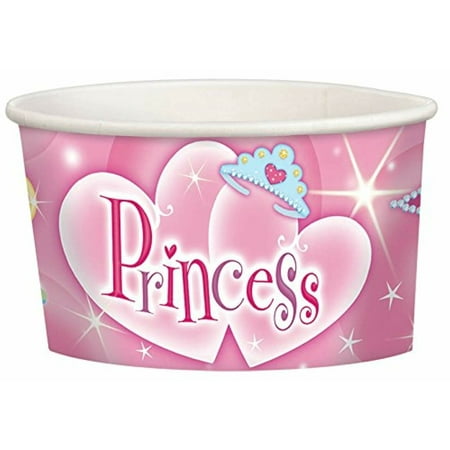 Sparkling Princess Pink Fancy Girls Kids Birthday Party Favor Paper Treat Cups