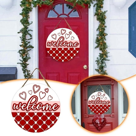 YruYptpaln Valentine s Day Front Door Decoration Red Heart Welcome Pattern Decoration Farmhouse Entrance Decoration Room Door Decoration Valentine s Day Home Hanging Decorations for Living Room
YruYptpaln Valentine s Day Front Door Decoration Red Heart Welcome Pattern Decoration Farmhouse Entrance Decoration Room Door Decoration Valentine s Day Home Hanging Decorations for Living Room