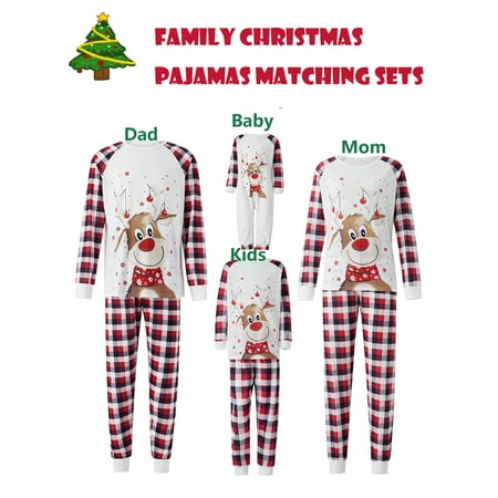 Matching Family Christmas Pajamas Plaid Long Pants Deer Tops Cute Vacation Pjs Sets Sleepwear for Kids Adults
Matching Family Christmas Pajamas Plaid Long Pants Deer Tops Cute Vacation Pjs Sets Sleepwear for Kids Adults