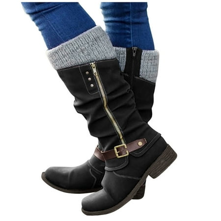Tangnade Casual Shoes Womens Leisure Zipper Mixed Colors Flat Heels Large Size High Boots Shoes
Tangnade Casual Shoes Womens Leisure Zipper Mixed Colors Flat Heels Large Size High Boots Shoes