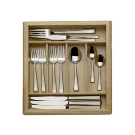 Mikasa Essex Satin 65-Piece Flatware Set Service for 12