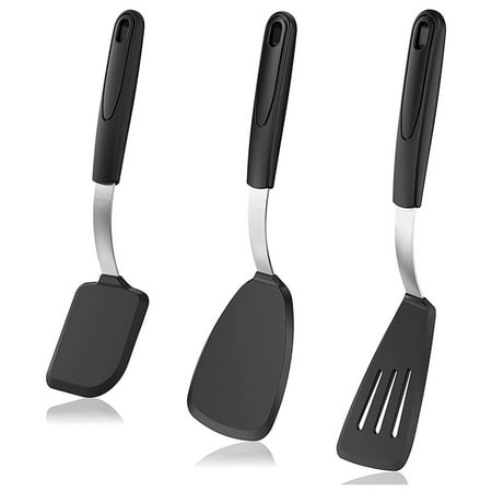 3Pcs Heat Resistant Silicone Spatula Set for Nonstick Cookware 600 Fahrenheit Heat-Resistant Flexible Kitchen Slotted
3Pcs Heat Resistant Silicone Spatula Set for Nonstick Cookware 600 Fahrenheit Heat-Resistant Flexible Kitchen Slotted