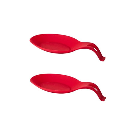 2pcs Silicone Spoon Rests Kitchen Utensil Holder Heat Resistance Spoon Rack Spoon Pad for Home Restaurant (Red)
2pcs Silicone Spoon Rests Kitchen Utensil Holder Heat Resistance Spoon Rack Spoon Pad for Home Restaurant (Red)