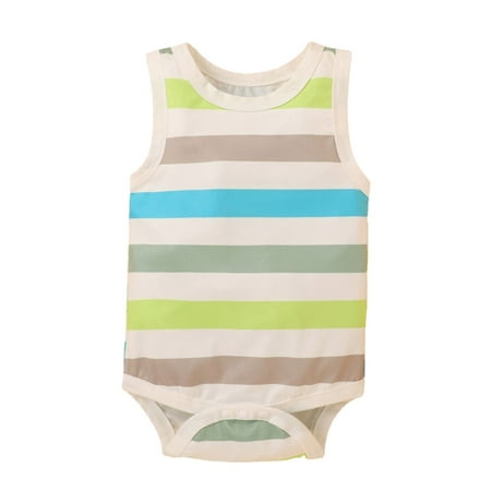 DNDKILG Baby Toddler Girls Boy Sleeveless Cartoon Letter Print Bodysuit Multicolor 0-12M 70
DNDKILG Baby Toddler Girls Boy Sleeveless Cartoon Letter Print Bodysuit Multicolor 0-12M 70