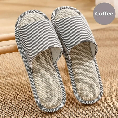 Linen Slippers Indoor Home Breathable Women Men Slides Linen Couples Anti-slip Shoes Beach Sandals Shoes Comfortable Flats TUOXIE
Linen Slippers Indoor Home Breathable Women Men Slides Linen Couples Anti-slip Shoes Beach Sandals Shoes Comfortable Flats TUOXIE