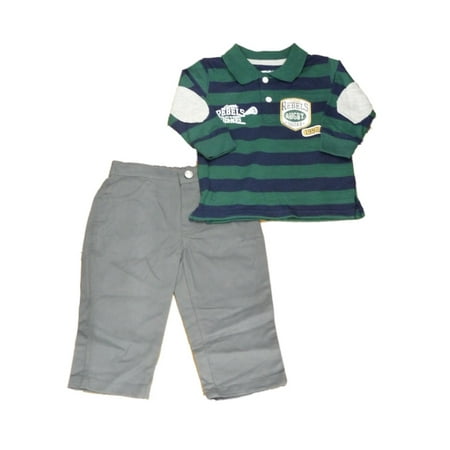 Little Rebels Infant & Toddler Boys Green 2 Piece Polo Shirt & Pants Set 3T
Little Rebels Infant & Toddler Boys Green 2 Piece Polo Shirt & Pants Set 3T