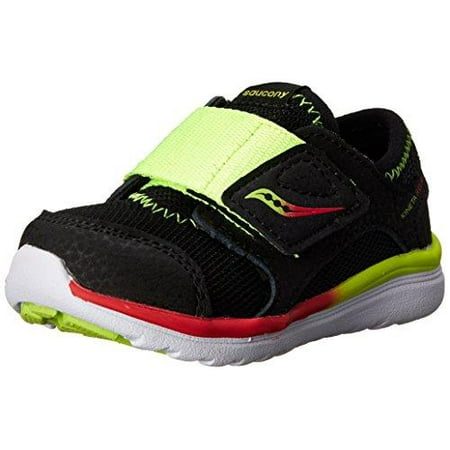 Saucony Toddlers Kineta ALT Closure Sneaker Black/Citron