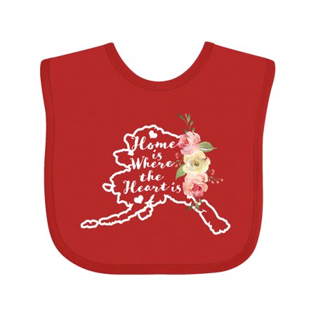 Inktastic Alaska Home is Where the Heart is with Watercolor Floral Gift Baby Boy or Baby Girl Bib
Inktastic Alaska Home is Where the Heart is with Watercolor Floral Gift Baby Boy or Baby Girl Bib