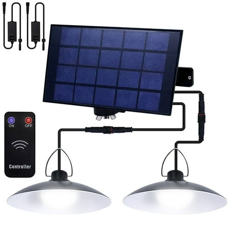 Rosnek Solar Pendant Lights Solar Shed Lights Remote Control Solar Powered Outdoor Hanging Lights Waterproof for Storage Room Home Yard Porch Balcony
Rosnek Solar Pendant Lights Solar Shed Lights Remote Control Solar Powered Outdoor Hanging Lights Waterproof for Storage Room Home Yard Porch Balcony