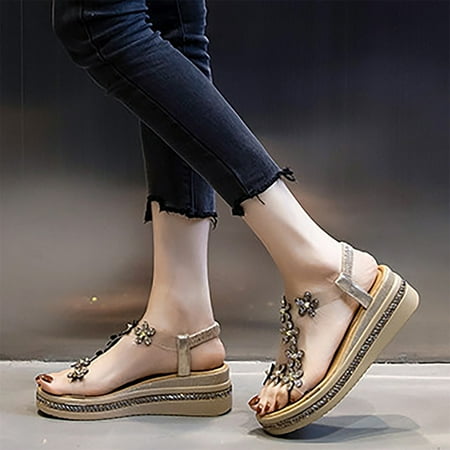 ZHELIYO Women s sandals 2023 Rhinestone Flat Sandals Summer All Increased Thick Bottom Ladies Beach Sandals Gold
ZHELIYO Women s sandals 2023 Rhinestone Flat Sandals Summer All Increased Thick Bottom Ladies Beach Sandals Gold