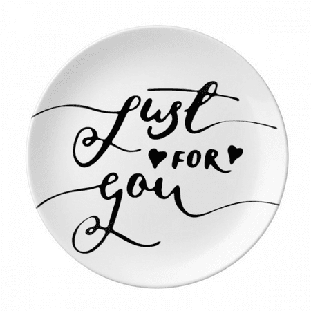 Just For You Quote Handwrite Plate Decorative Porcelain Salver Tableware Dinner Dish
Just For You Quote Handwrite Plate Decorative Porcelain Salver Tableware Dinner Dish