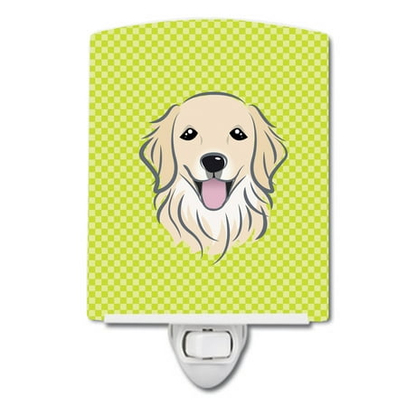 Caroline s Treasures BB1267CNL Checkerboard Lime Green Golden Retriever Ceramic Night Light 6x4x3 multicolor
Caroline s Treasures BB1267CNL Checkerboard Lime Green Golden Retriever Ceramic Night Light 6x4x3 multicolor