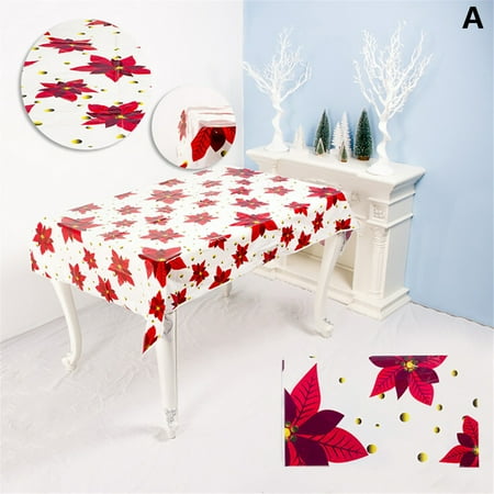 NGTEVOOS Clearance Disposable Tablecloth Creative PVC Christmas Print Tablecloth Table Party Decor
NGTEVOOS Clearance Disposable Tablecloth Creative PVC Christmas Print Tablecloth Table Party Decor