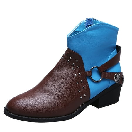 nsendm Leopard Booties Women Boots Fashion Women Color Matching Autumn Square Heels Women Booties And Boots under 20 Blue 9
nsendm Leopard Booties Women Boots Fashion Women Color Matching Autumn Square Heels Women Booties And Boots under 20 Blue 9