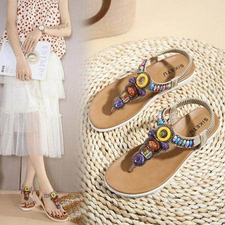 Homedles Sandals Women- Comfortable Casual Open toe Flat Gift for Women Beach Gladiator Sandals Khaki 42
Homedles Sandals Women- Comfortable Casual Open toe Flat Gift for Women Beach Gladiator Sandals Khaki 42